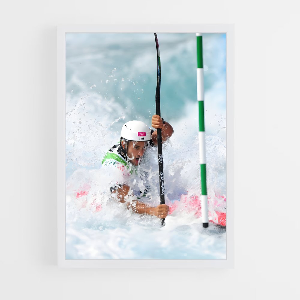 Poster Vagues de Compétition – affiche Canoë-kayak (vue 3)